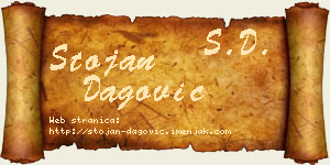 Stojan Dagović vizit kartica